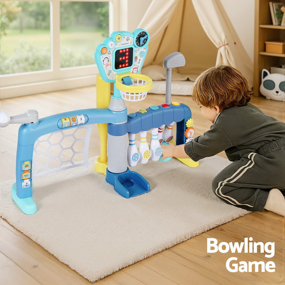 Keezi Multi-Sport Game Set for Kids – Blue