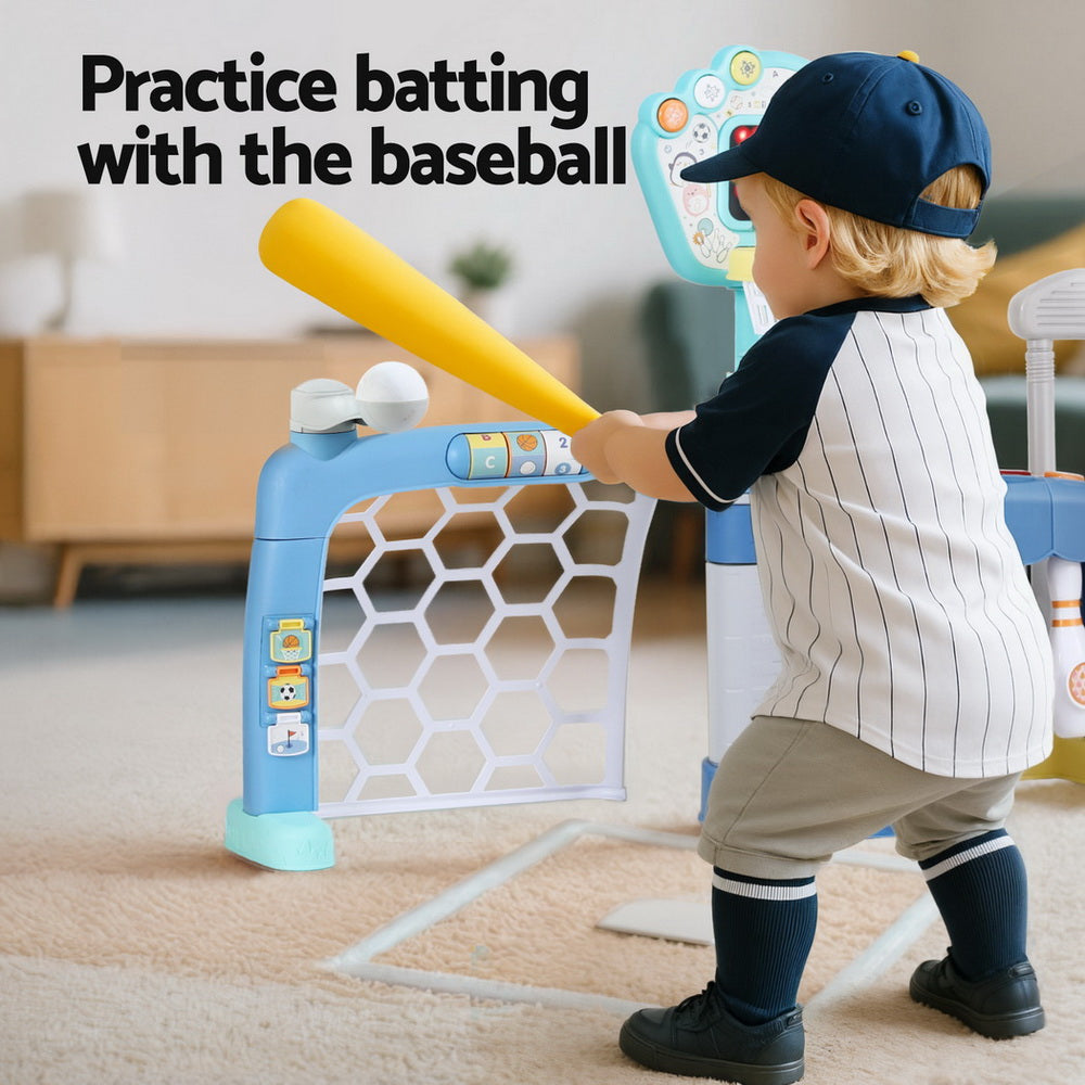 Keezi Multi-Sport Game Set for Kids – Blue