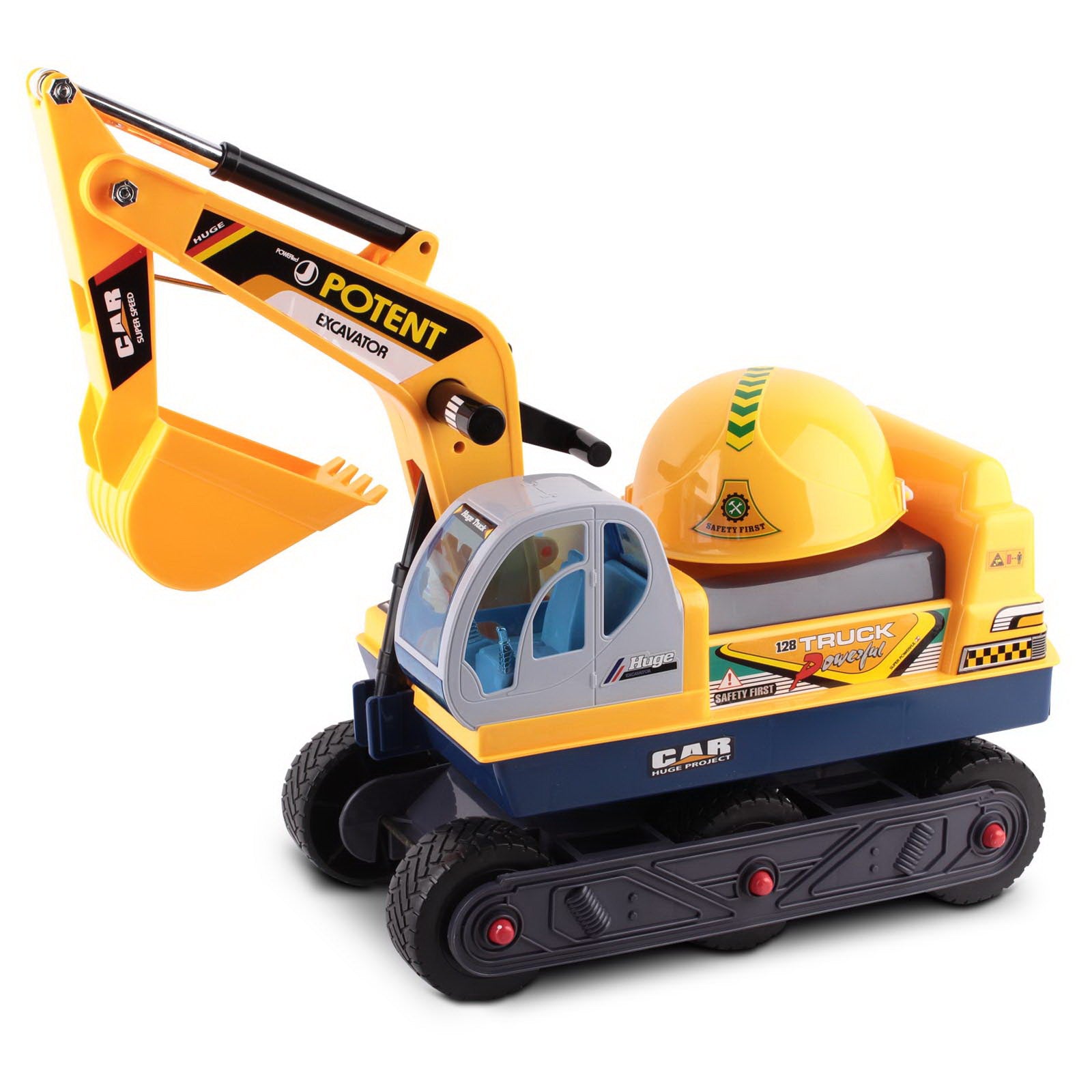 Keezi Ride-On Kids Excavator Digger Toy