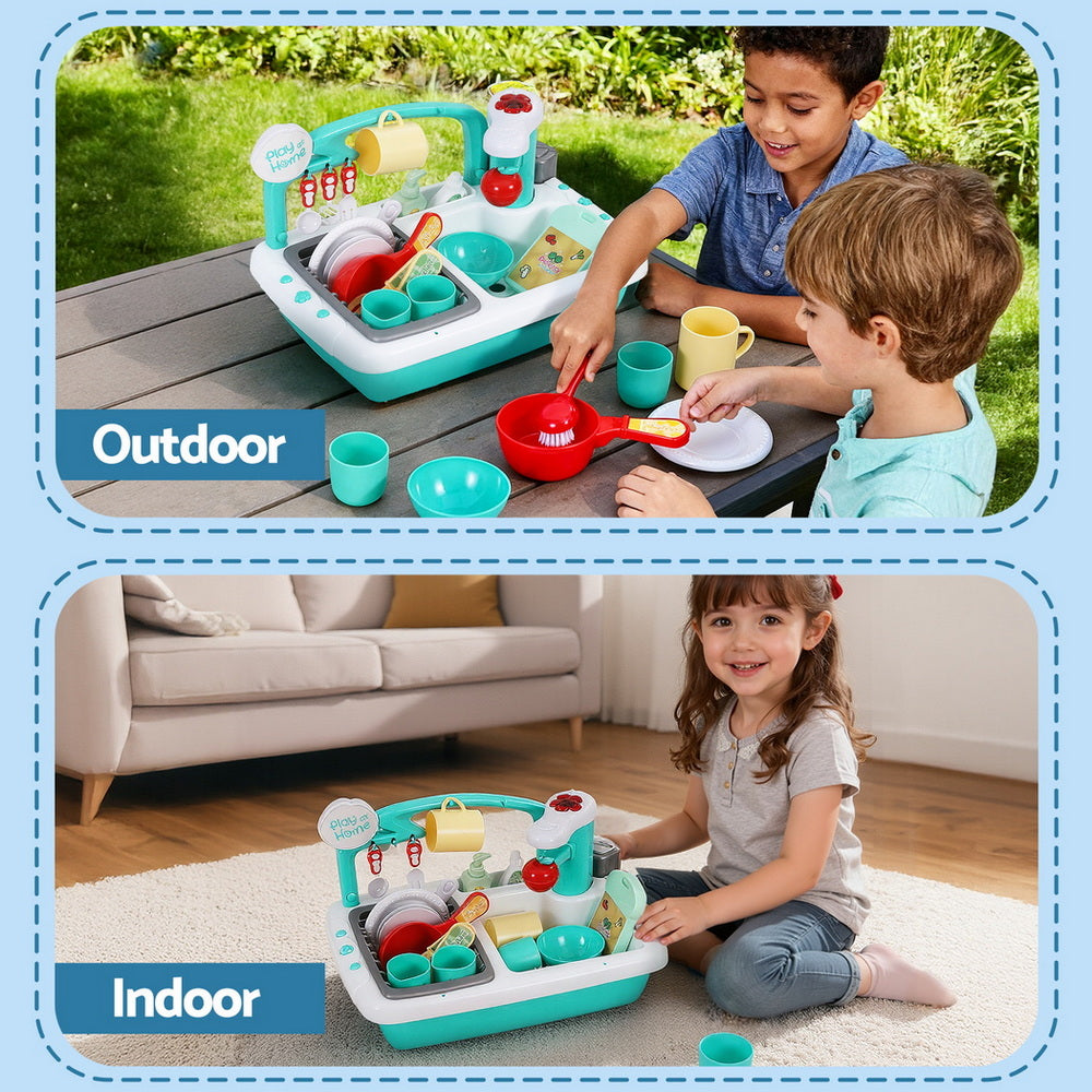 Keezi Kids Kitchen Play Set – Green