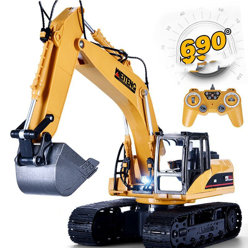 kids remote control excavator toy
