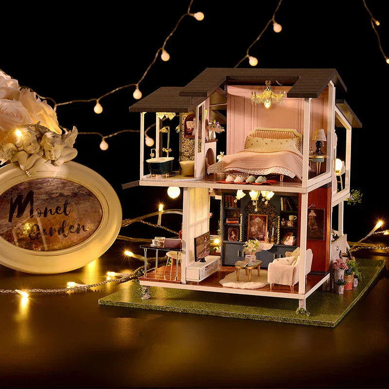 NNEOBA Children's toy Small Villa-3