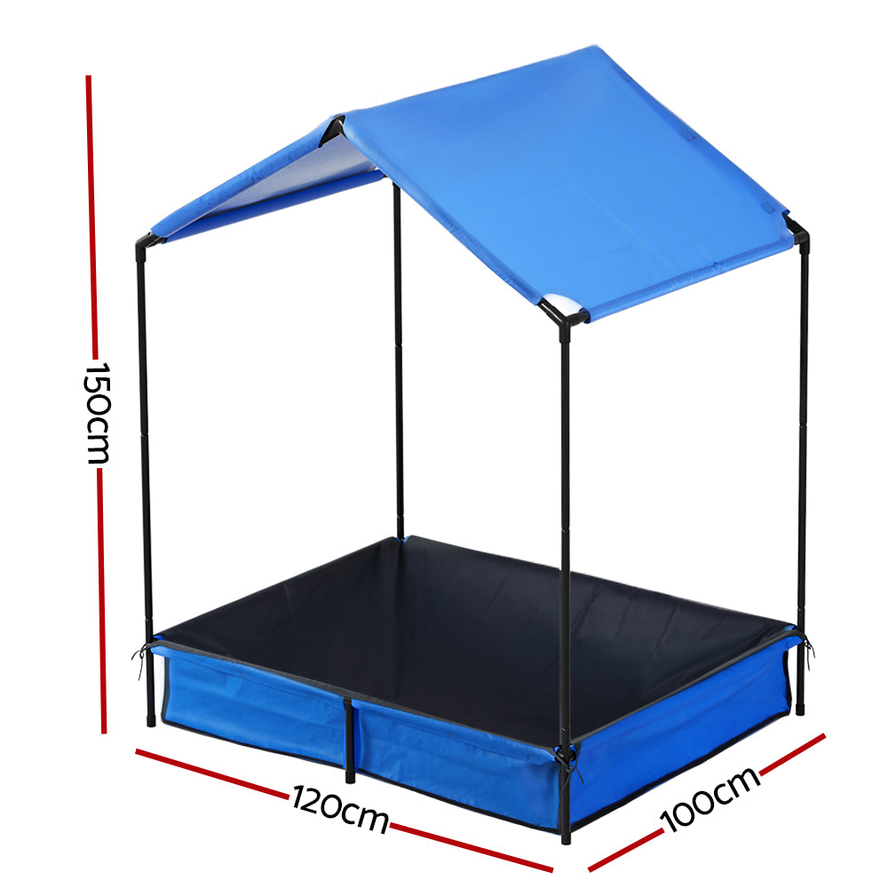 Keezi Kids Sandpit with Canopy – 120cm
