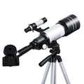 Portable astronomy telescope with tripod – 150X magnification beginner telescope for kids and adults