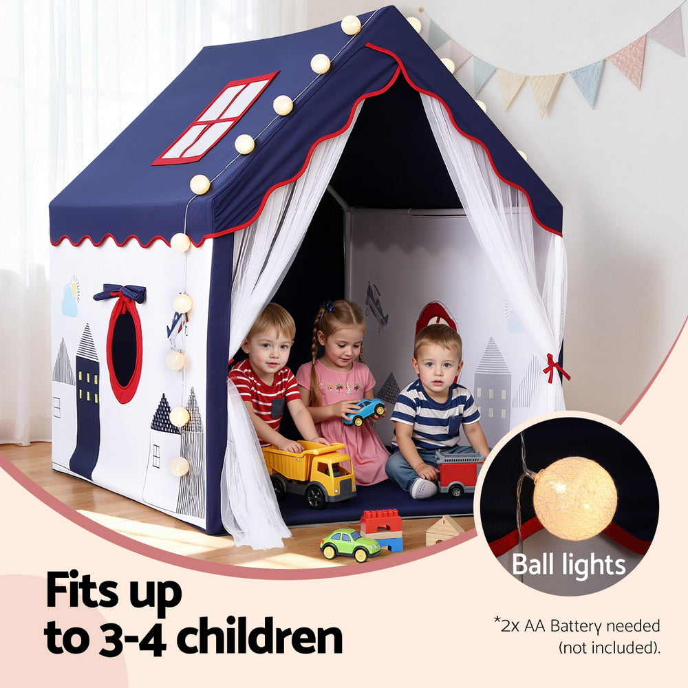 Keezi Castle Play Tent with Floor Mat