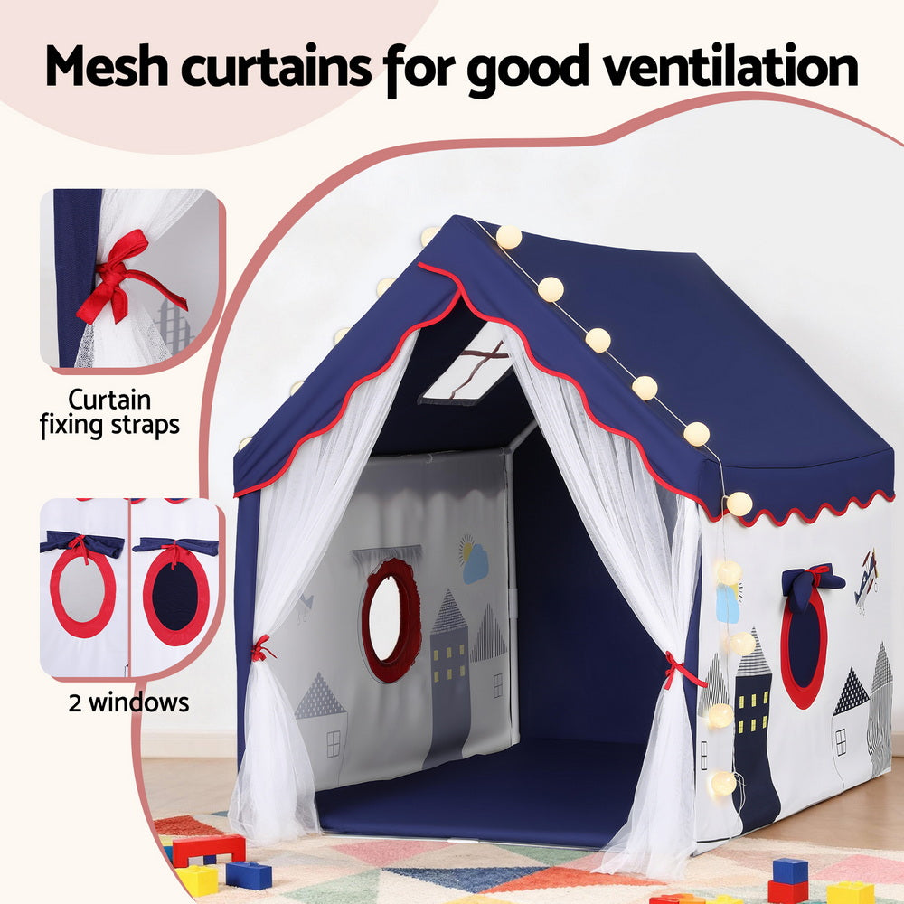 Keezi Castle Play Tent with Floor Mat