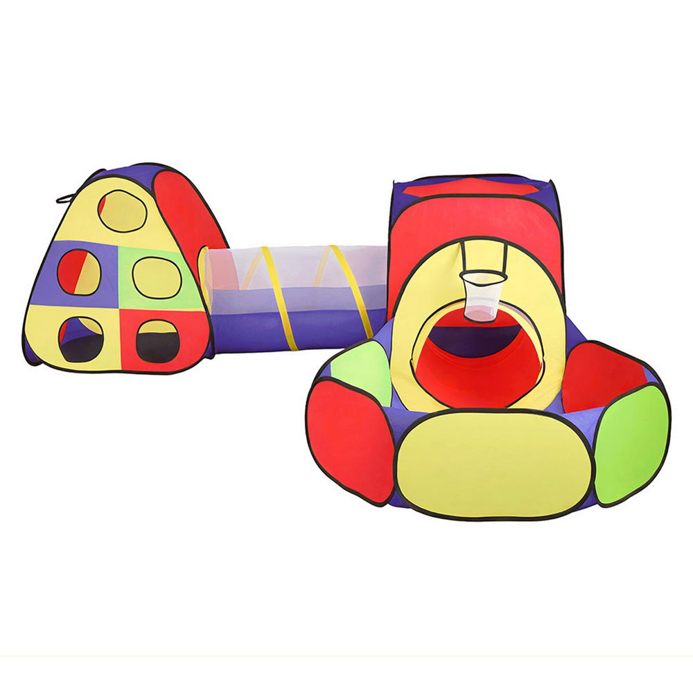 Keezi Kids Playhouse Tent with Ball Pit & Tunnel
