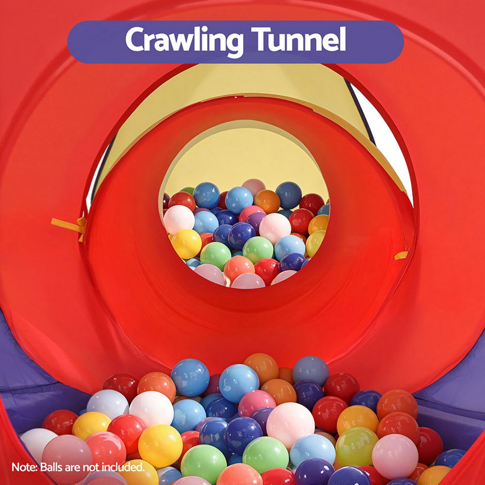 Keezi Kids Playhouse Tent with Tunnel