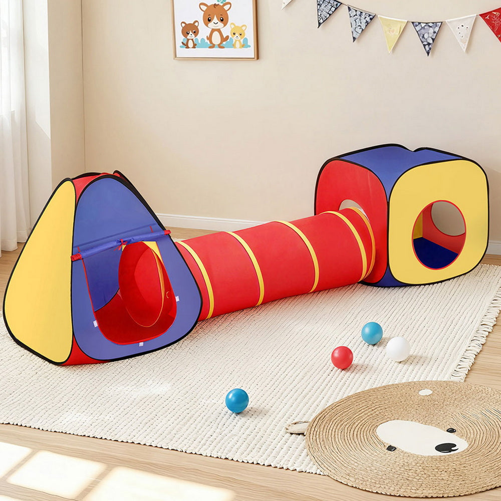Keezi Kids Playhouse Tent with Tunnel