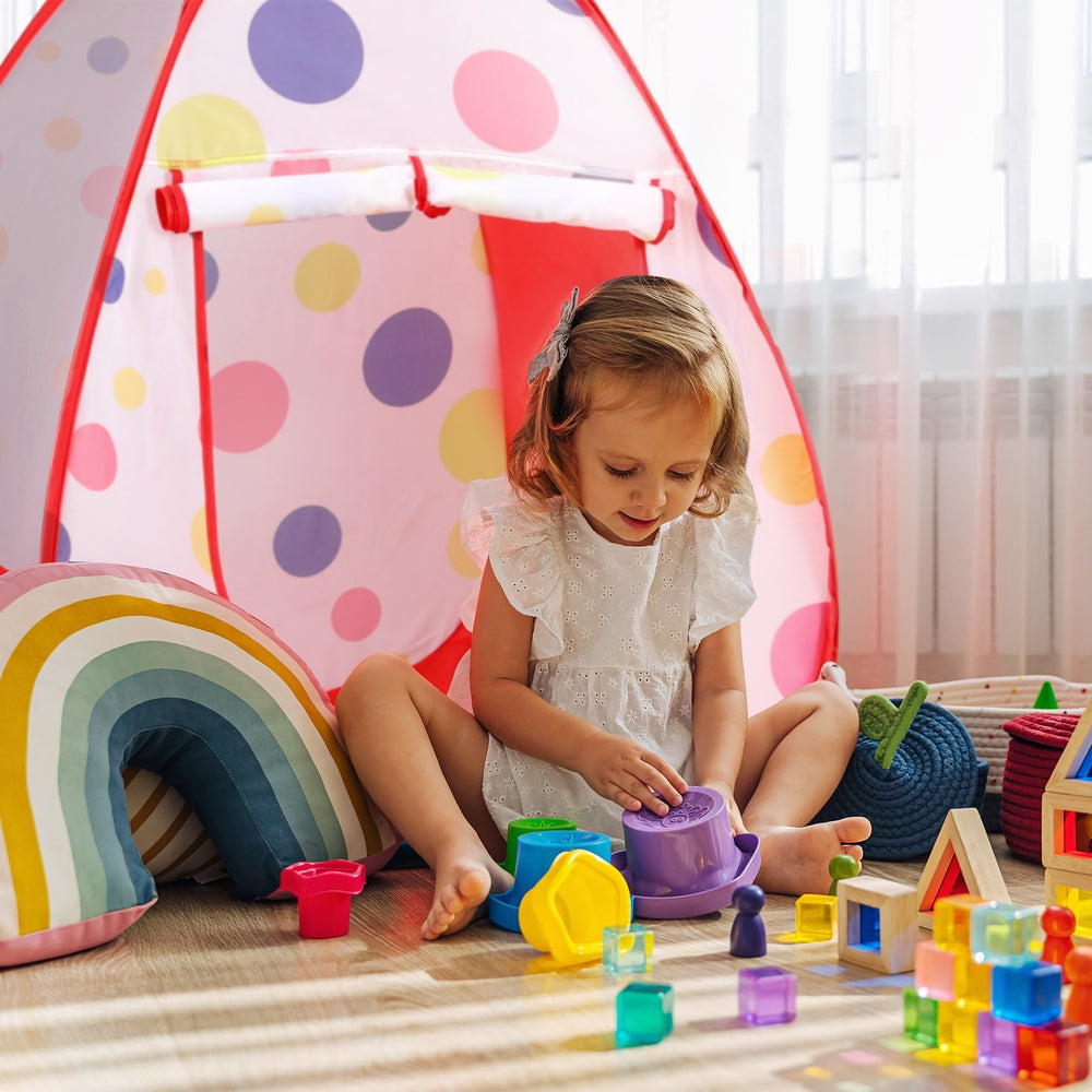 Keezi Pop-Up Play Tent for Kids – Red