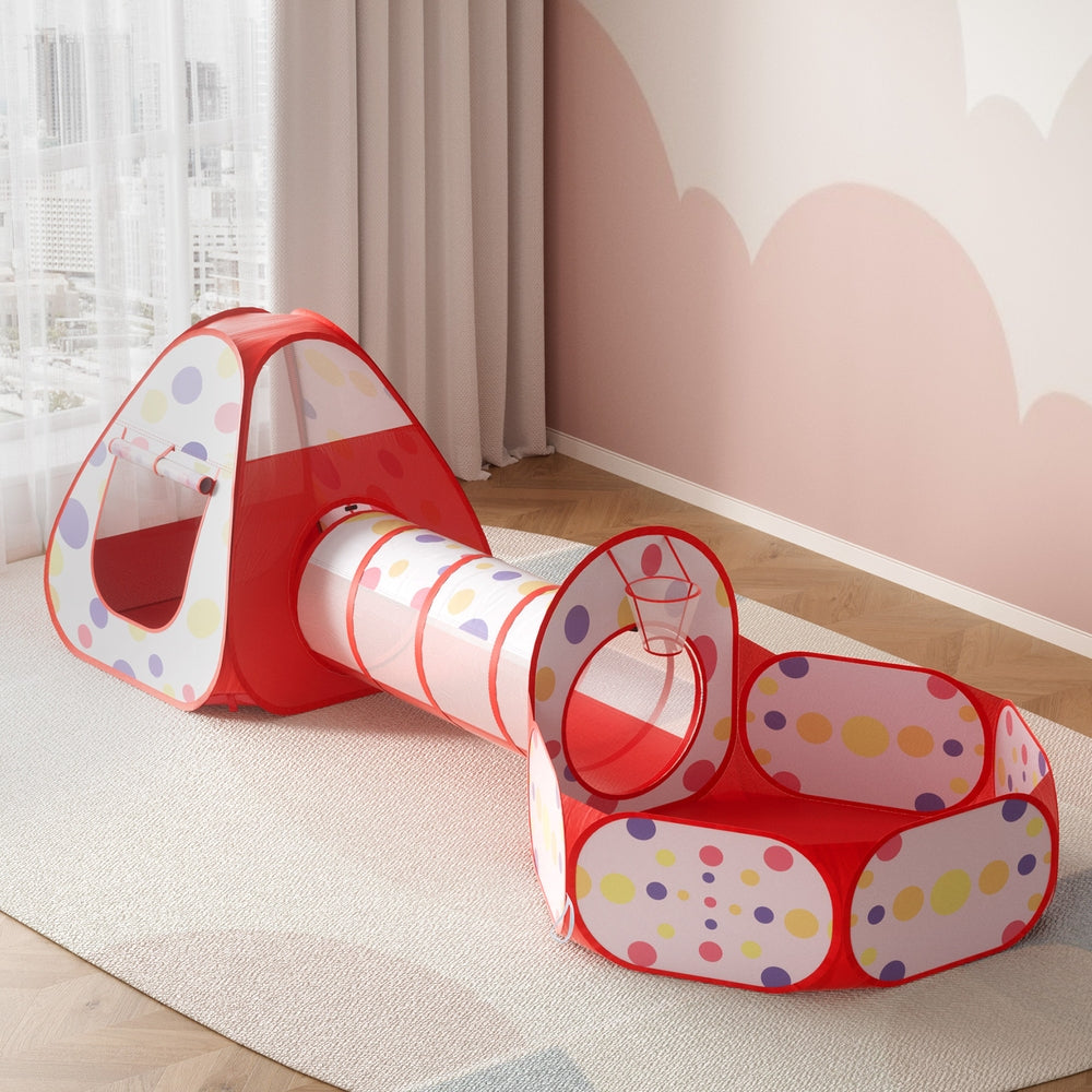 Keezi Pop-Up Play Tent for Kids – Red