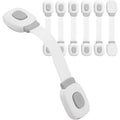 Baby Safety Locks Set of 6 – Multi-Use Drawer, Cupboard & Fridge Childproof Latches