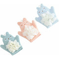 Baby Bath Sponge Gloves 3 Pack – Soft Cartoon Animal Washcloth Mitts