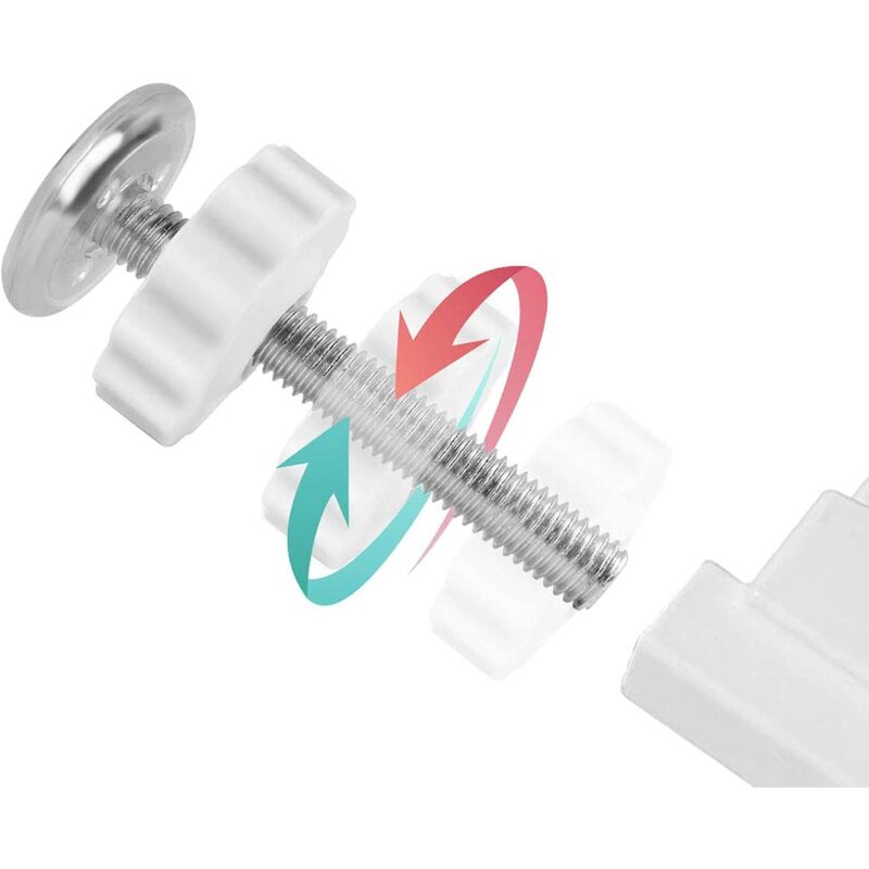 Baby Gate Wall Protectors & Spindle Rods 8 Pack – Pressure Mount Safety Buffers