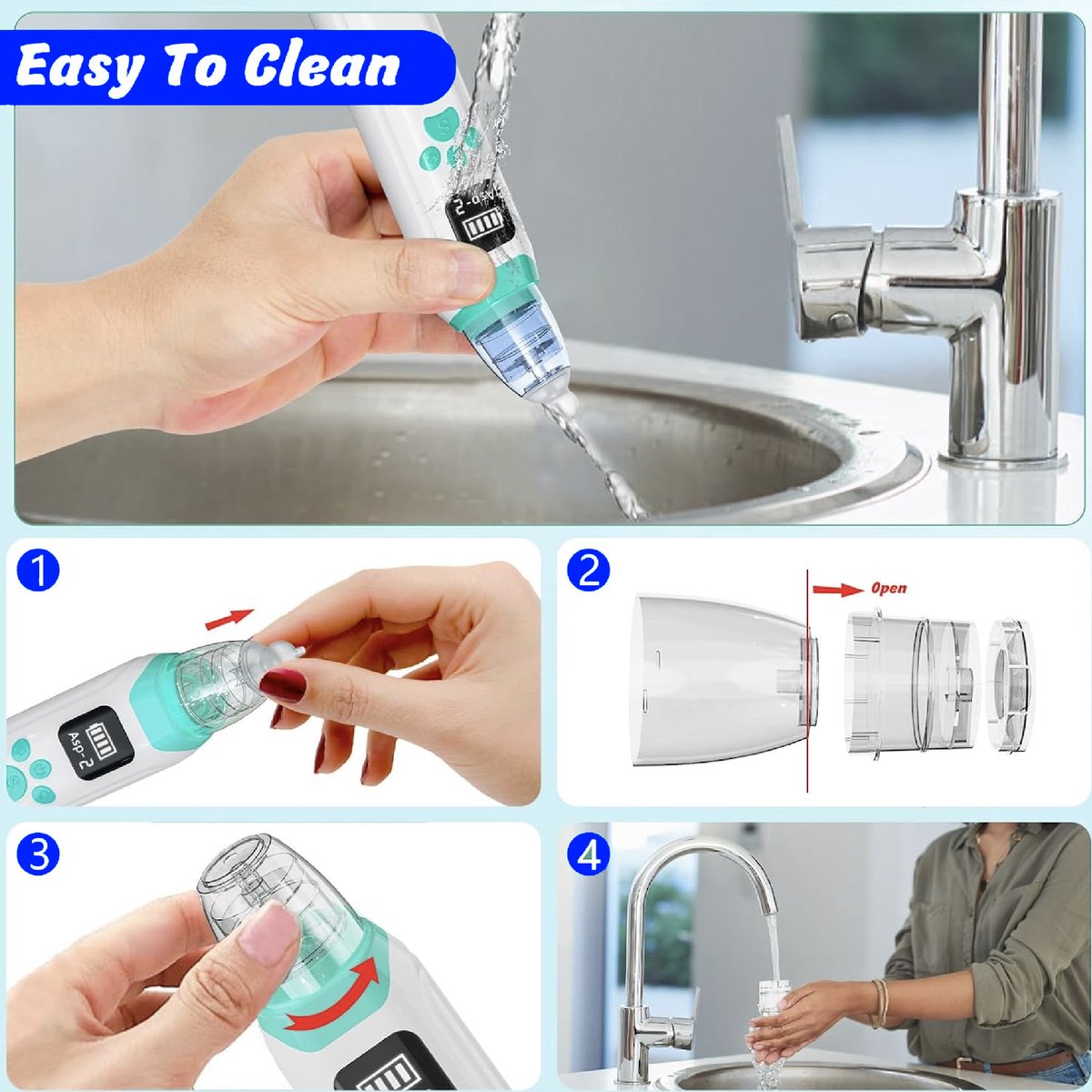 Electric Baby Nasal Aspirator with Music – Gentle Nose Cleaner PRO