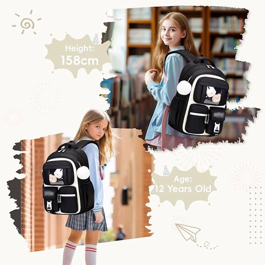 Kids School Backpack – Lightweight Breathable Multi-Compartment Bag
