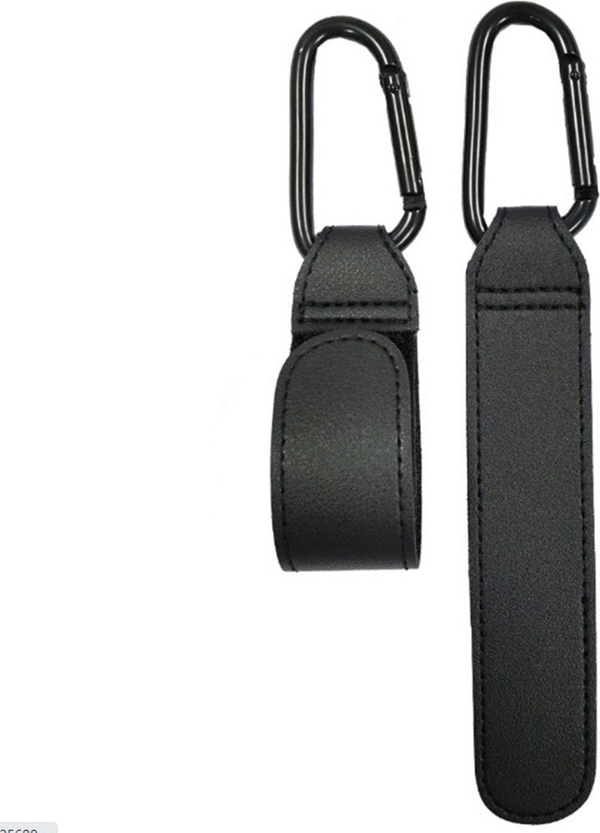 Stroller Bag Hook | Universal Stroller Carabiner Hanger for Bags – 1 Piece, Grey