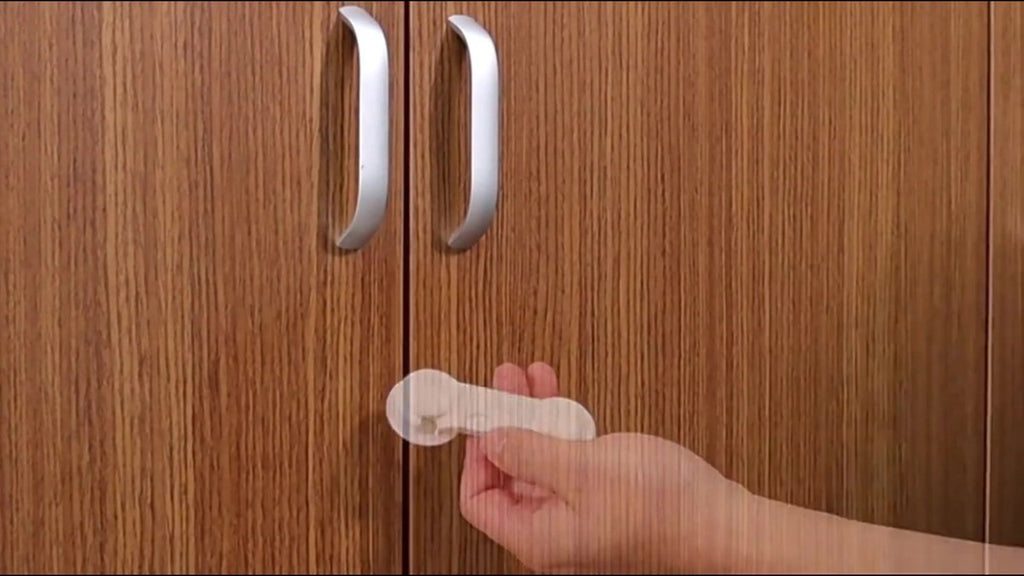 10 Pieces - Child Lock - Drawer Child Lock - Refrigerator Lock - Cabinet Child Locks - Cabinet Door Child Safety - Child Security - No Drilling Required - Safety Lock - Door Security - Baby Lock - Child Locks - Drawer Lock - White - Cabinet & Drawer Secur