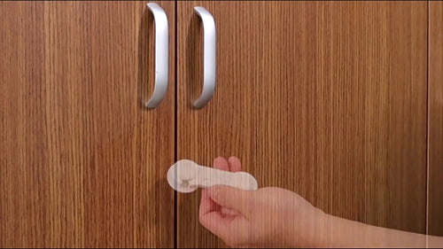 10 Pieces - Child Lock - Drawer Child Lock - Refrigerator Lock - Cabinet Child Locks - Cabinet Door Child Safety - Child Security - No Drilling Required - Safety Lock - Door Security - Baby Lock - Child Locks - Drawer Lock - White - Cabinet & Drawer Secur