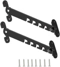 Window Restrictor Stays 2 Pack – Adjustable Window & Door Safety Limiters (Black)