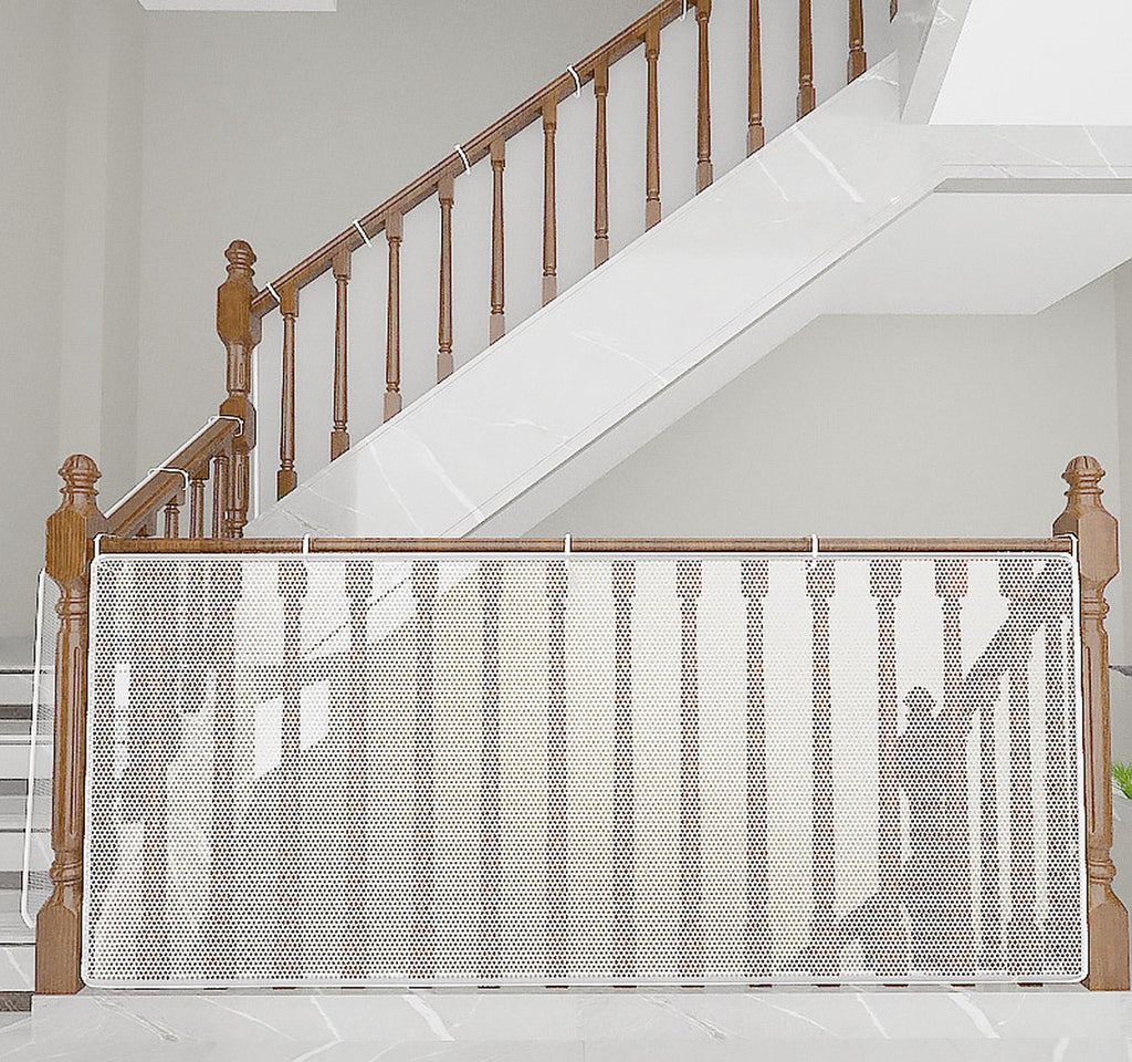 Child Safety Net 300 x 79 cm – Stair & Balcony Mesh Guard (White)