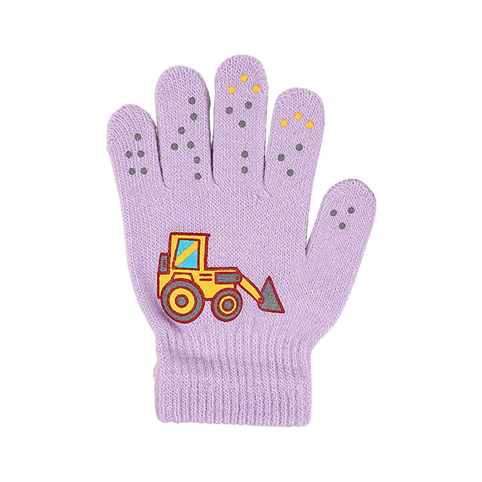 GXWEA 2T Gloves Kids Waterproof Gloves Kids Gloves Winter Gloves Thick Gloves Stretchy Warm Gloves Boys Girls 6-11 Year