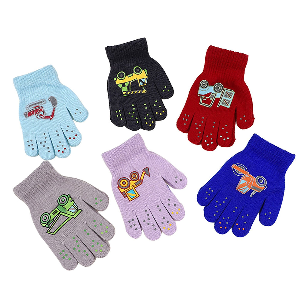GXWEA 2T Gloves Kids Waterproof Gloves Kids Gloves Winter Gloves Thick Gloves Stretchy Warm Gloves Boys Girls 6-11 Year