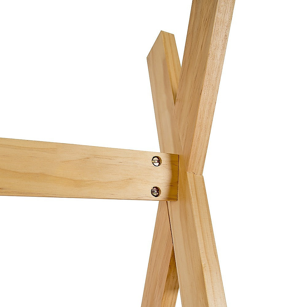 NNEDSZ Kids Tent Montessori Toddler Floor Bed Wooden Bedframe-4