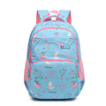 Blue Cartoon Student Backpack – Large Capacity Ergonomic School Bag