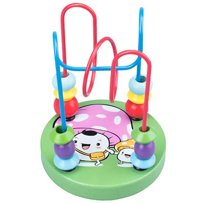 Wooden Bead Wire Maze Toy-9