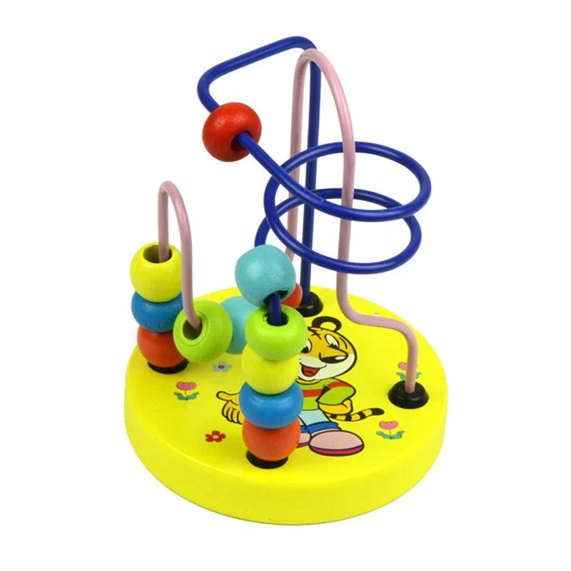 Wooden Bead Wire Maze Toy-11