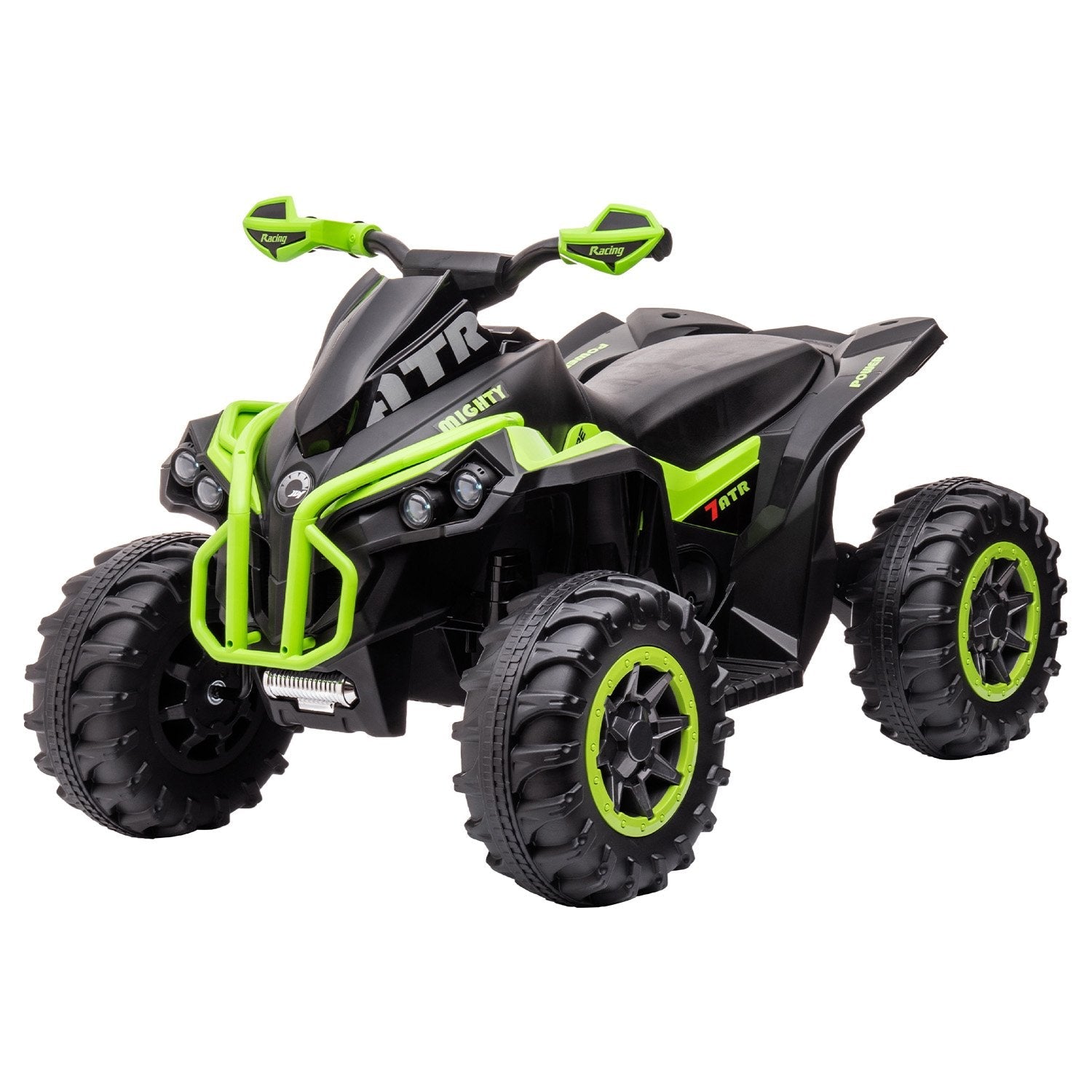 NNEDPE GTS99 Kids Toy Electric Ride On Quad Bike Toy ATV 50W - Green-0