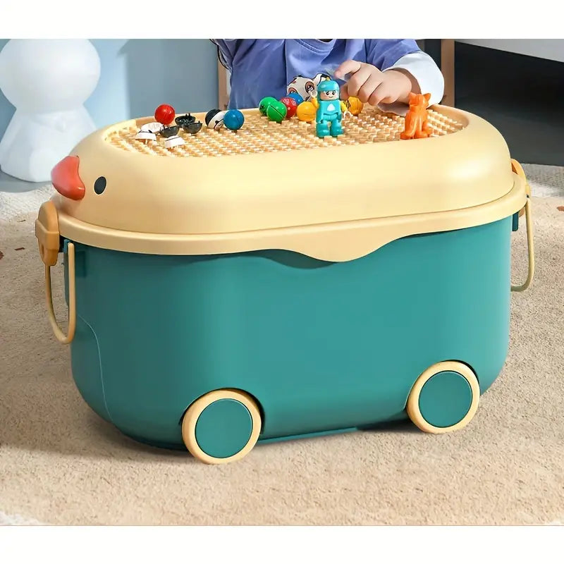Cute Duck Toy Storage Box-1