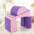 purple kids foam climb and crawl playset indoor toy