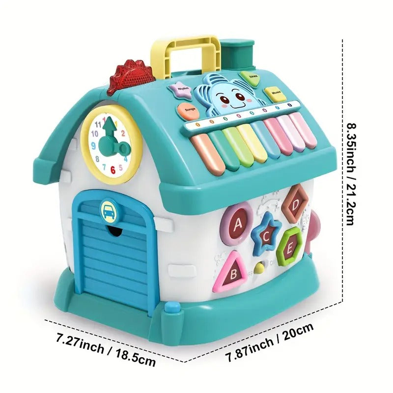 Interactive Toy House Learning Playset for Kids-2