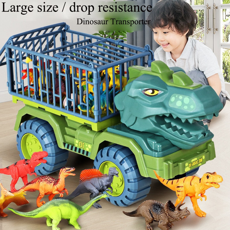 Dinosaur & Construction Vehicle Toy Set