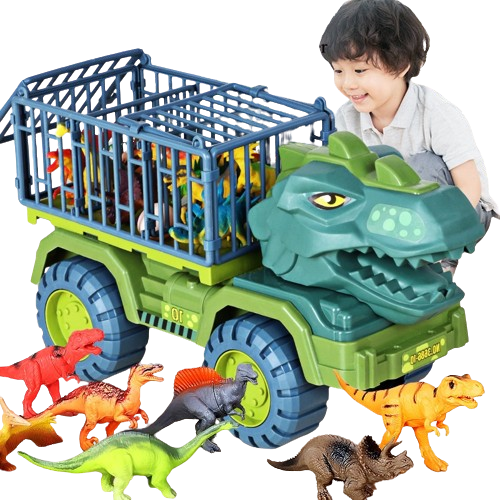 Dinosaur & Construction Vehicle Toy Set