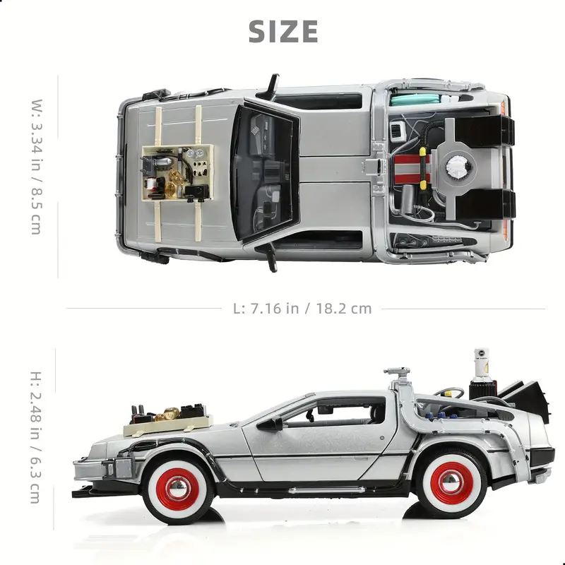 Back to the Future Diecast Toy Car-2