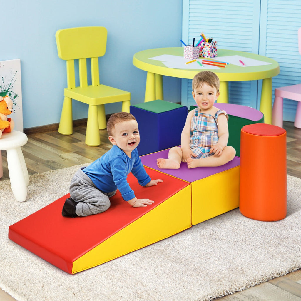kids foam climb and crawl playset indoor activity toy